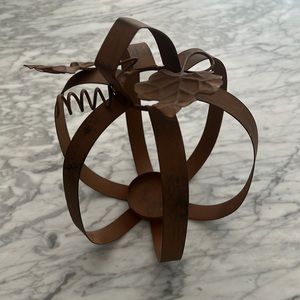 Rustic Pumpkin Candle Holder